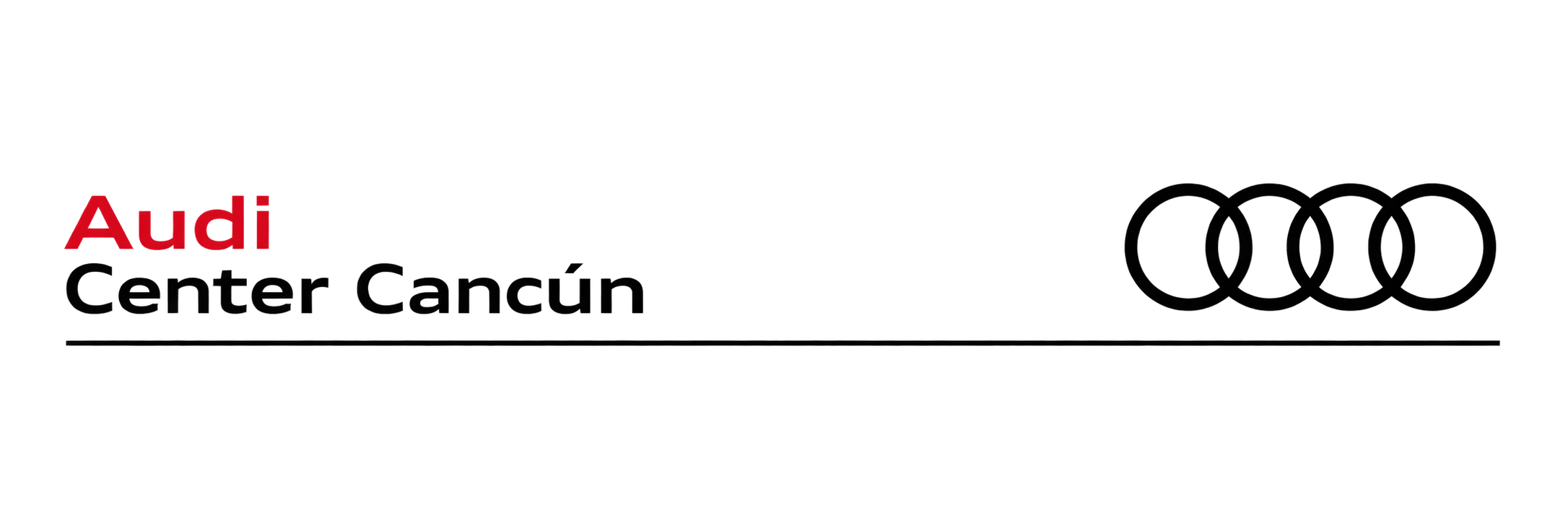 Logo de Audi Center Cancún