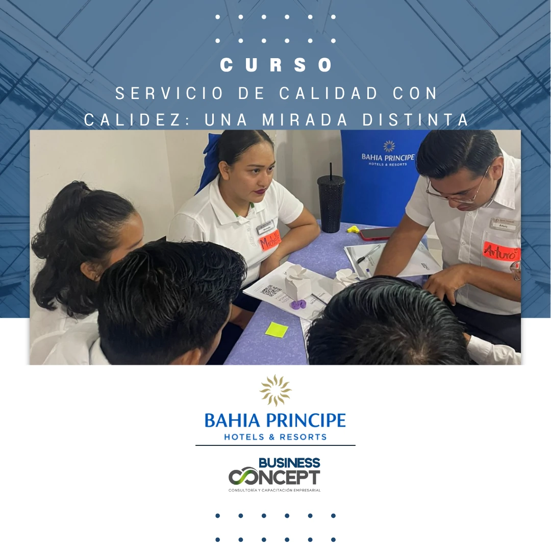 Fotografía de una experiencia de capacitación de Business Concept: Servicio de calidad con calidez