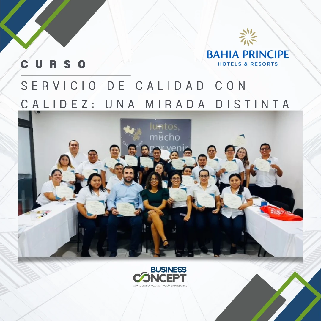 Fotografía de una experiencia de capacitación de Business Concept: Servicio de calidad con calidez